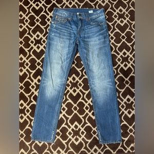 True Religion Men’s Skinny Jeans. Size 32 waist 33 length.
